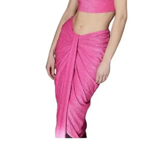 LBV Official Pink Halter Top and Sarong Skirt Resort wear Size 2 - Picture 3 of 8